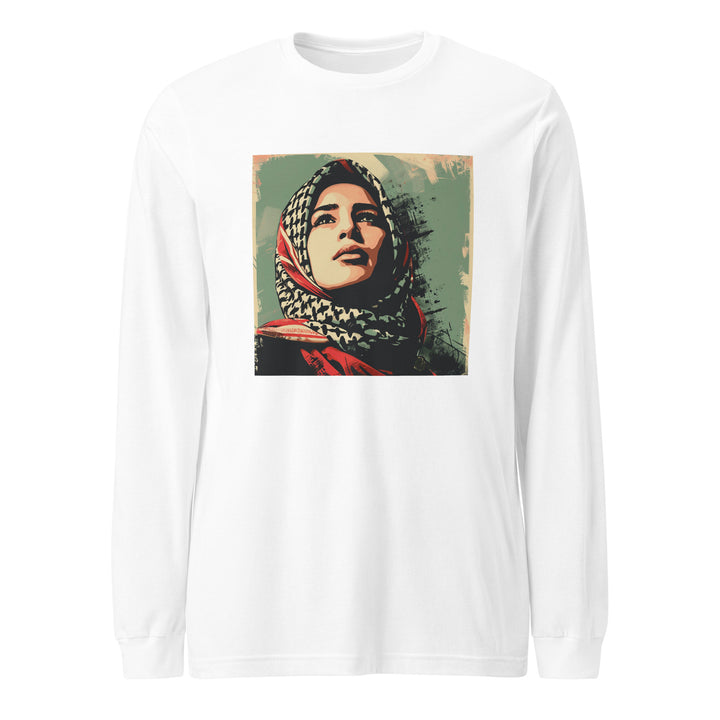 Palestine Hope - Men’s Long Sleeve Shirt, White