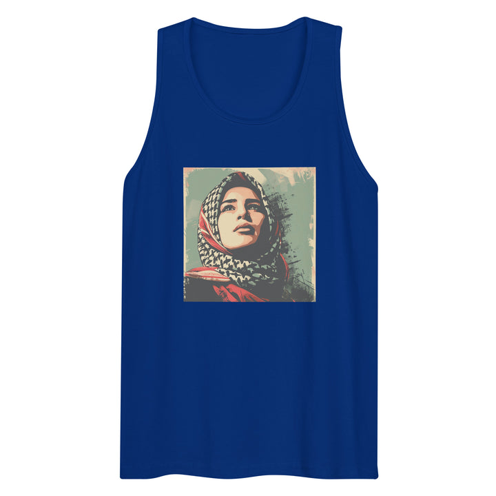 Palestine Hope - Men’s Premium Tank Top, Mens Premium Tank Top Team Royal