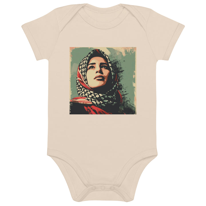 Palestine Hope - Organic Cotton Baby Bodysuit, Cotton Baby Bodysuit Organic Natural