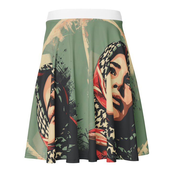 Palestine Hope - Skater Skirt, Skater Skirt White