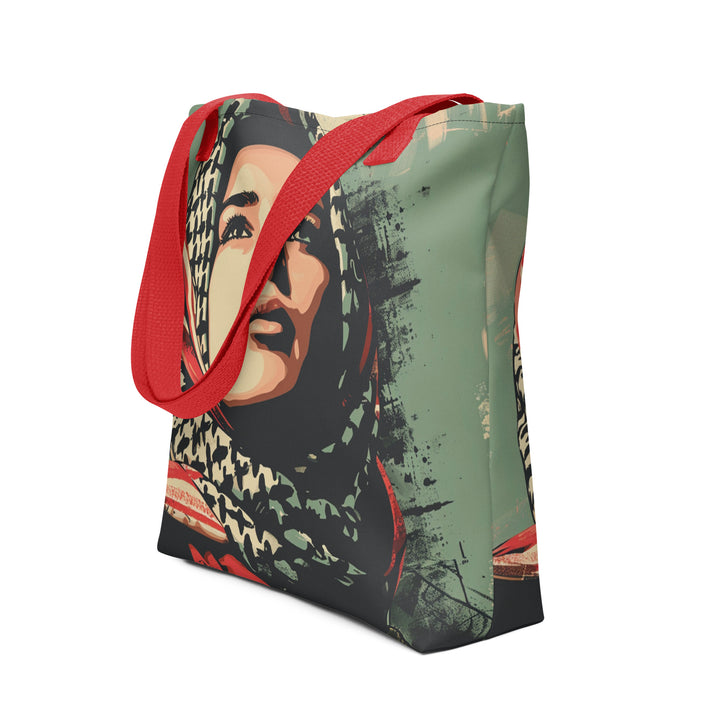 Palestine Hope - Tote Bag, Red 15x15