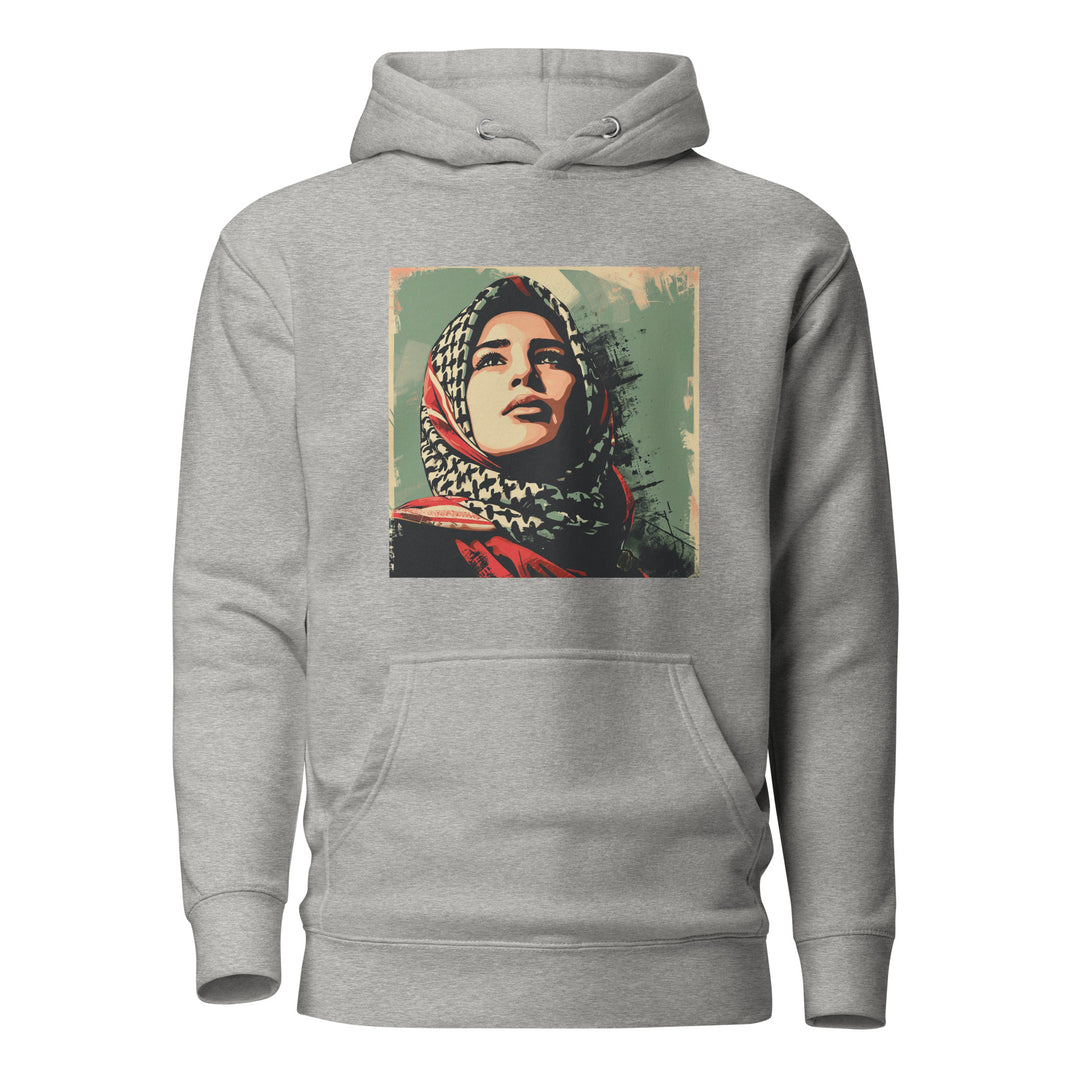 Palestine Hope - Women’s Hoodie, Carbon Grey