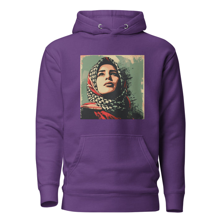 Palestine Hope - Women’s Hoodie, Purple