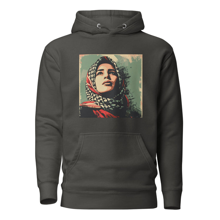 Palestine Hope - Women’s Hoodie, Vintage Black
