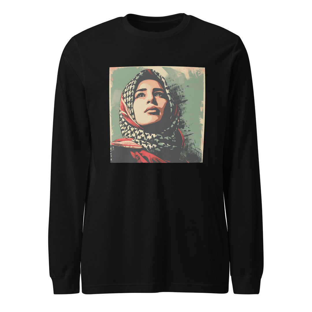 Palestine Hope - Women’s Long Sleeve Tee, Black