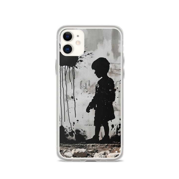 Palestine Wall - Clear Case for iPhone®, iPhone iPhone 11 Case On Phone