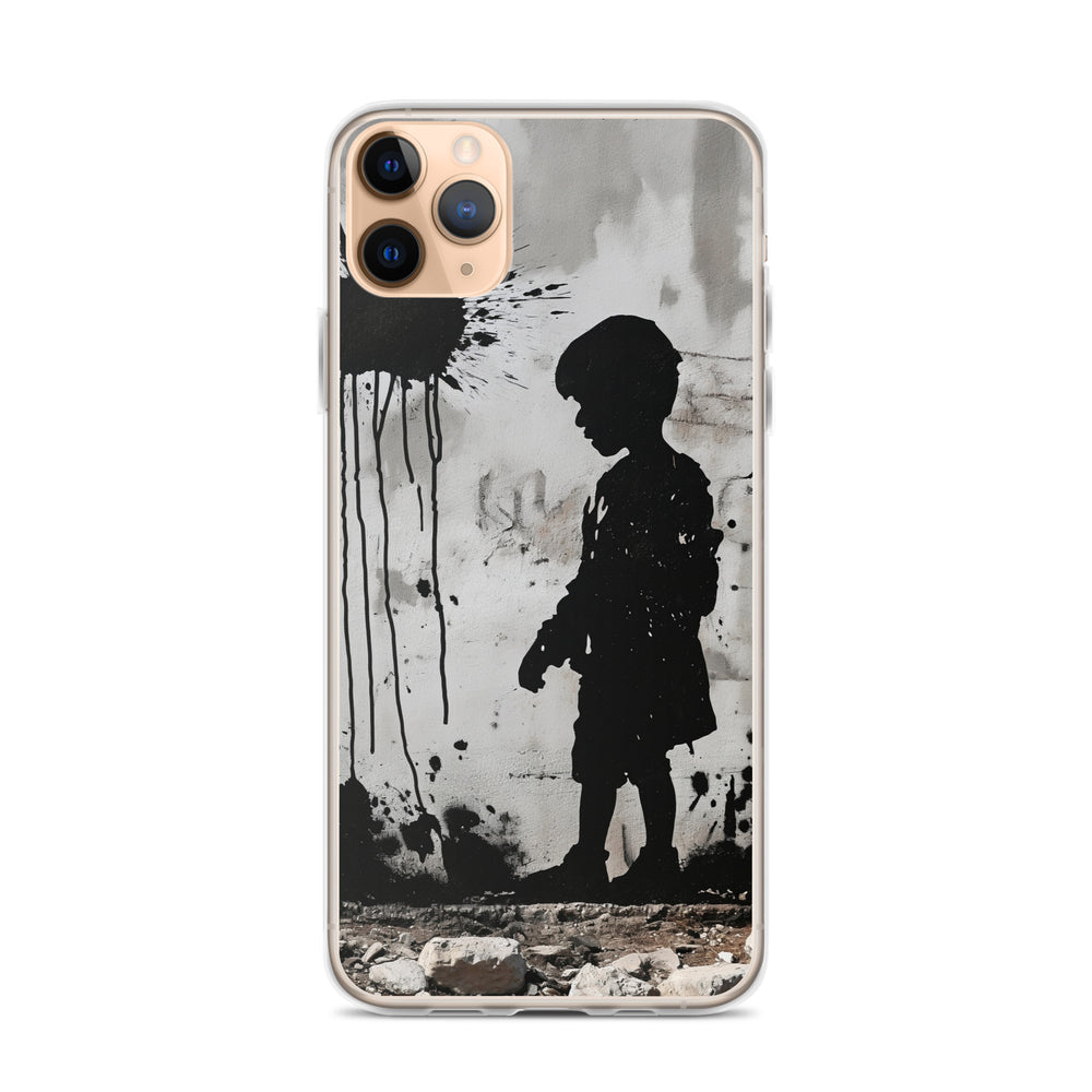 Palestine Wall - Clear Case for iPhone®, iPhone iPhone 11 Pro Max Case On Phone