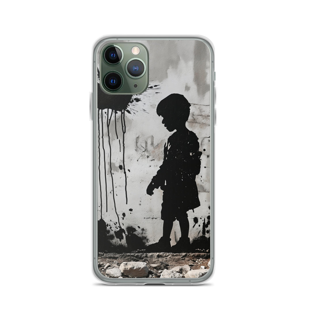 Palestine Wall - Clear Case for iPhone®, iPhone iPhone 11 Pro Case On Phone