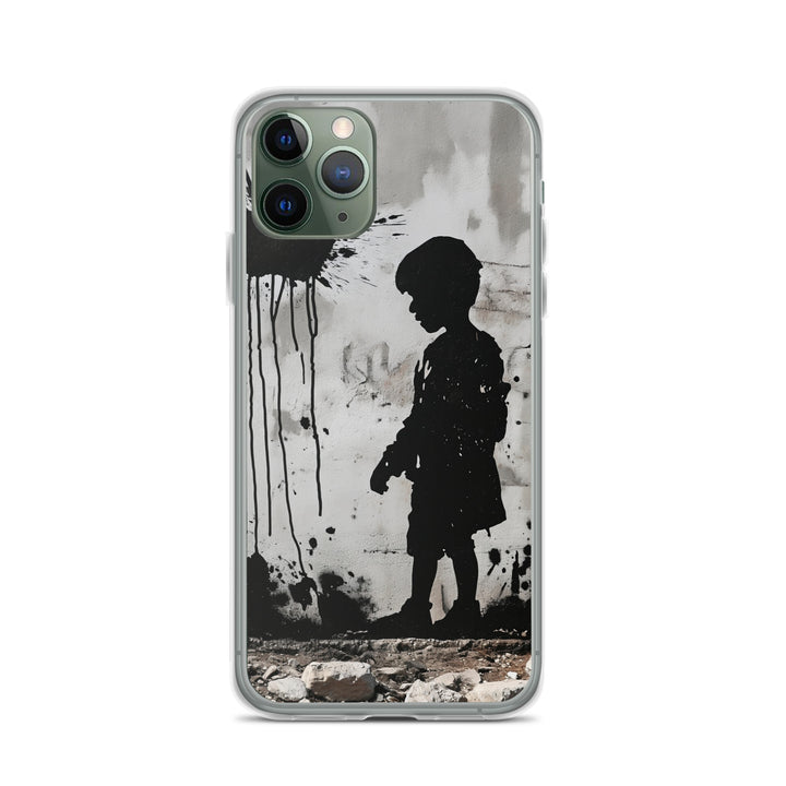 Palestine Wall - Clear Case for iPhone®, iPhone iPhone 11 Pro Case On Phone