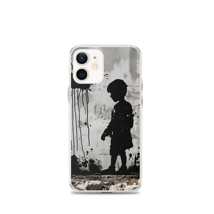 Palestine Wall - Clear Case for iPhone®, iPhone iPhone 12 Mini Case On Phone