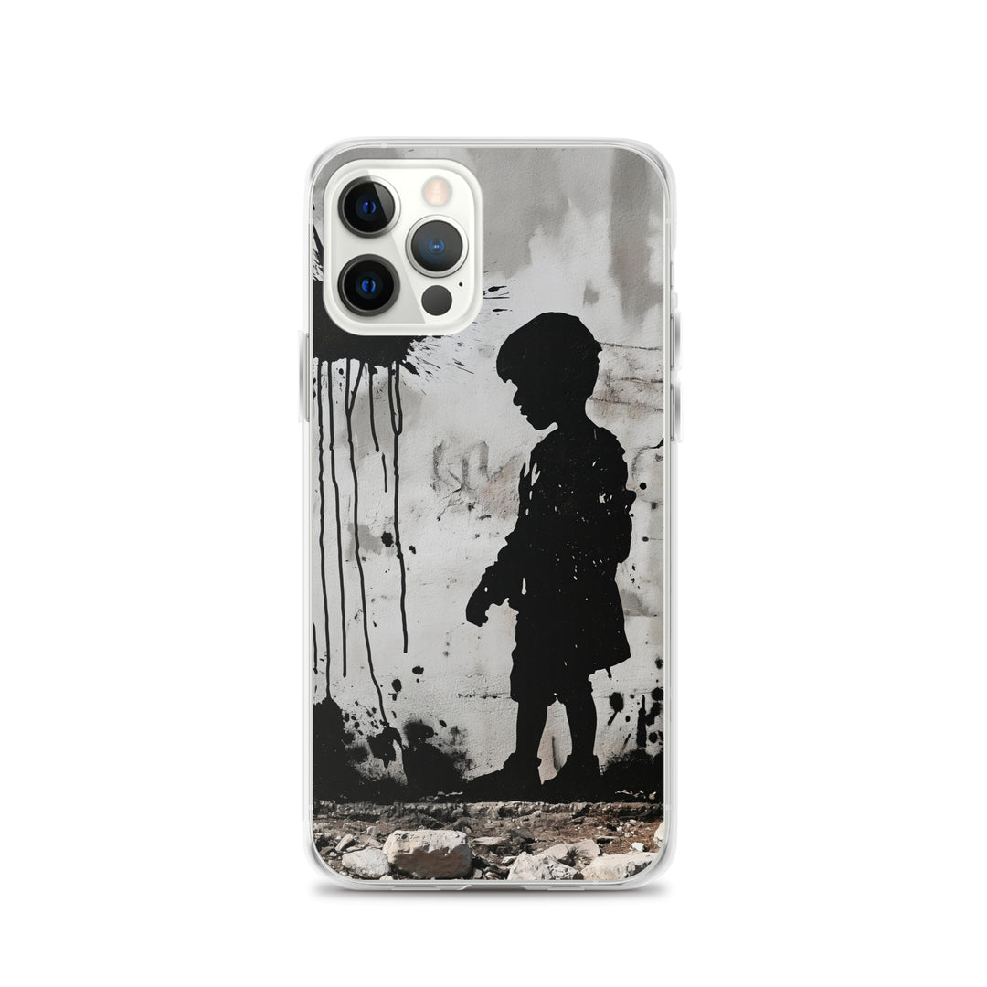 Palestine Wall - Clear Case for iPhone®, iPhone iPhone 12 Pro Case On Phone