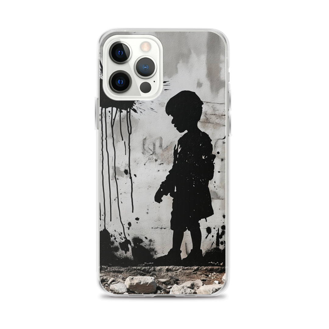 Palestine Wall - Clear Case for iPhone®, iPhone iPhone 12 Pro Max Case On Phone