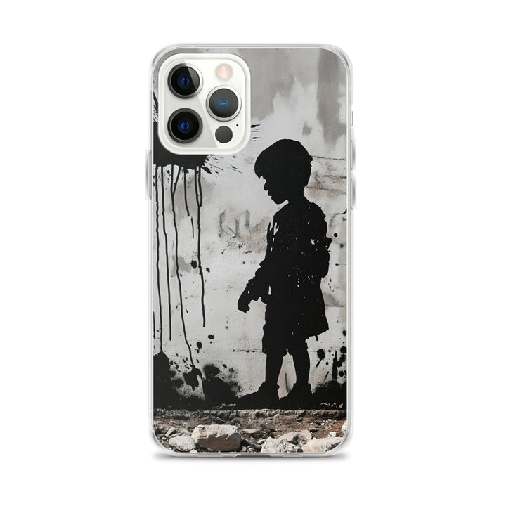 Palestine Wall - Clear Case for iPhone®, iPhone iPhone 12 Pro Max Case On Phone