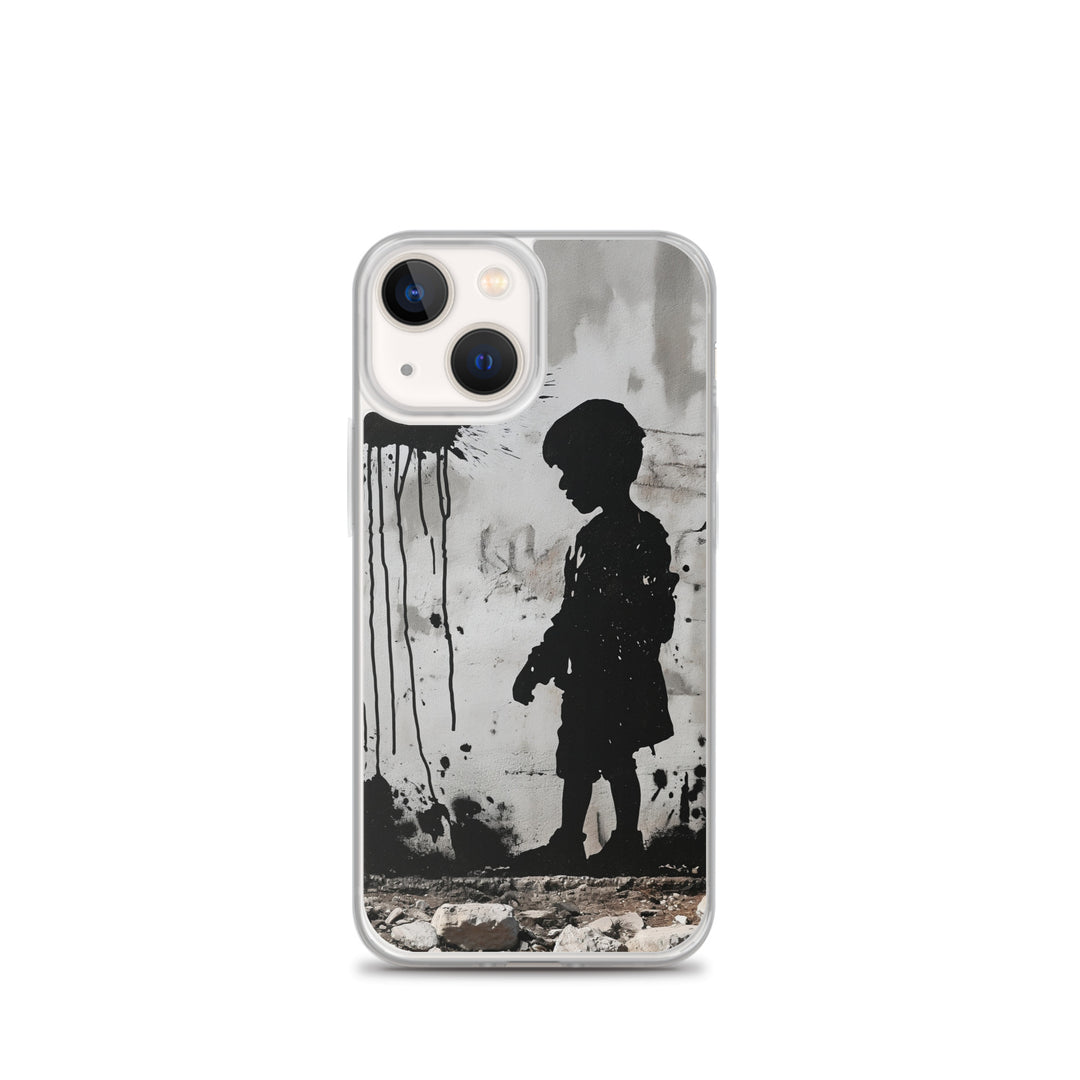 Palestine Wall - Clear Case for iPhone®, iPhone iPhone 13 Mini Case On Phone