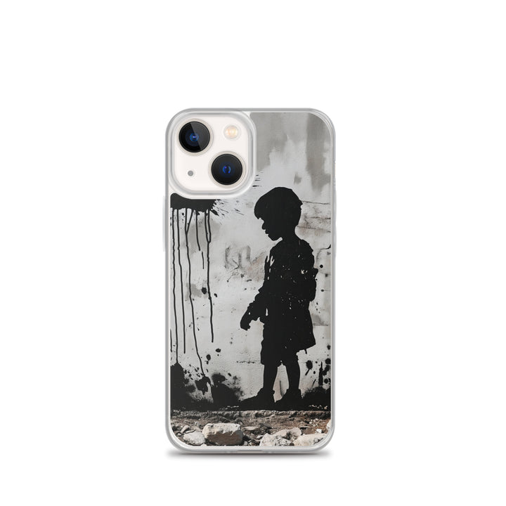 Palestine Wall - Clear Case for iPhone®, iPhone iPhone 13 Mini Case On Phone
