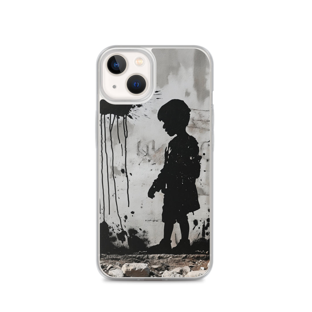 Palestine Wall - Clear Case for iPhone®, iPhone iPhone 13 Case On Phone
