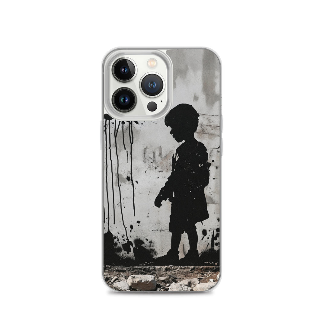 Palestine Wall - Clear Case for iPhone®, iPhone iPhone 13 Pro Case On Phone