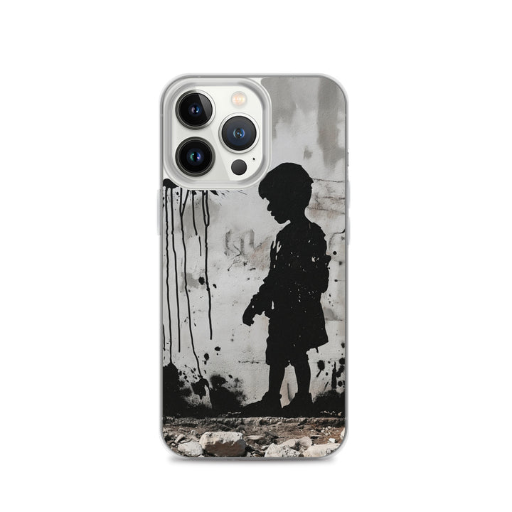 Palestine Wall - Clear Case for iPhone®, iPhone iPhone 13 Pro Case On Phone