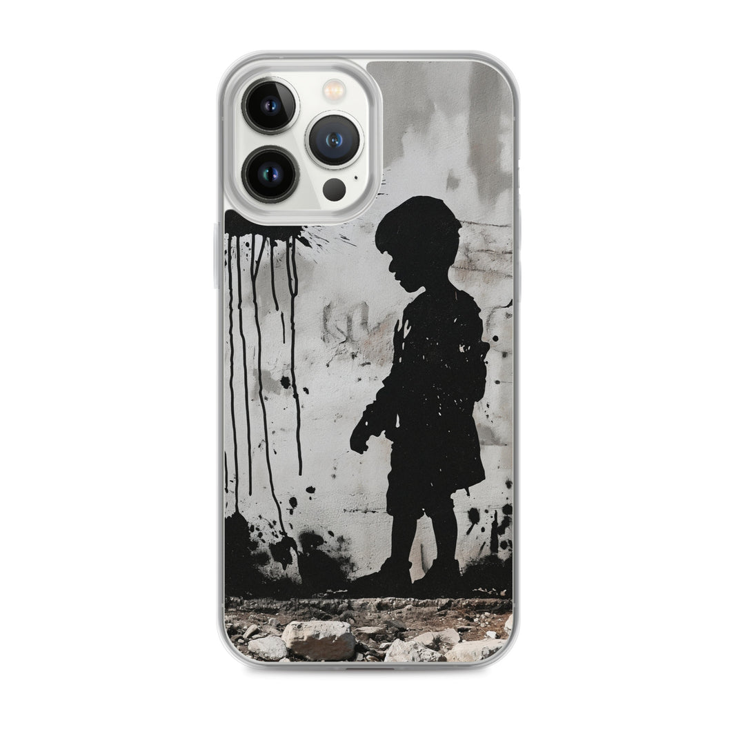 Palestine Wall - Clear Case for iPhone®, iPhone iPhone 13 Pro Max Case On Phone