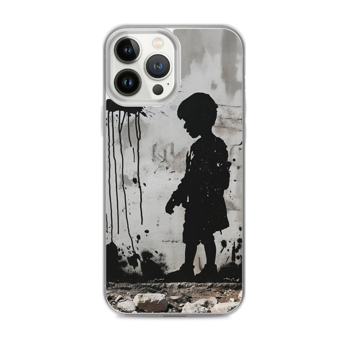 Palestine Wall - Clear Case for iPhone®, iPhone iPhone 13 Pro Max Case On Phone