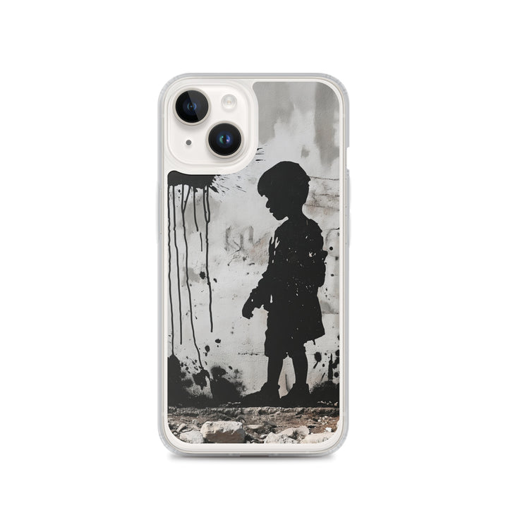 Palestine Wall - Clear Case for iPhone®, iPhone iPhone 14 Case On Phone