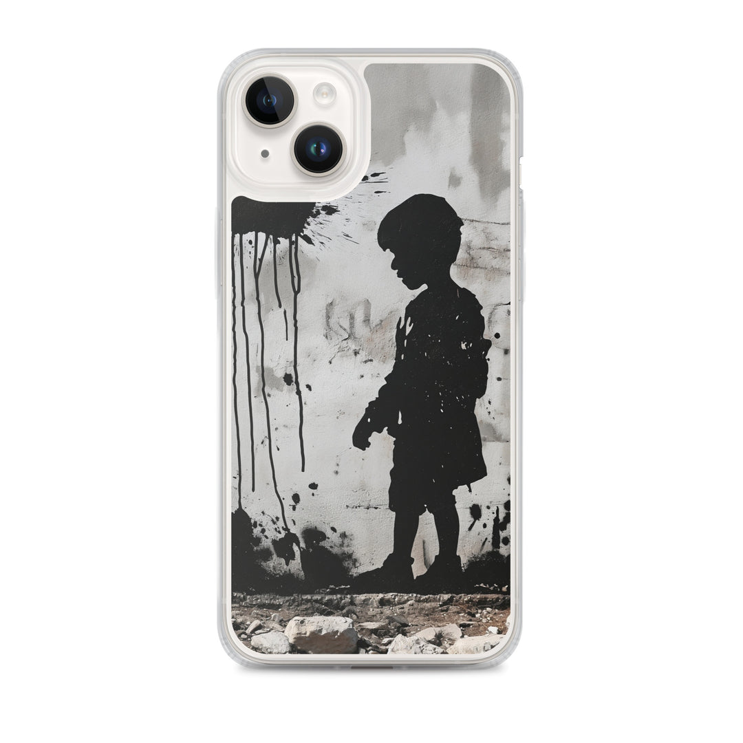 Palestine Wall - Clear Case for iPhone®, iPhone iPhone 14 Plus Case On Phone