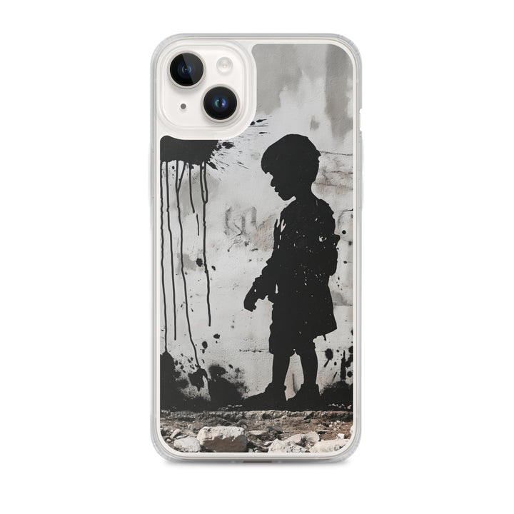 Palestine Wall - Clear Case for iPhone®, iPhone iPhone 14 Plus Case On Phone
