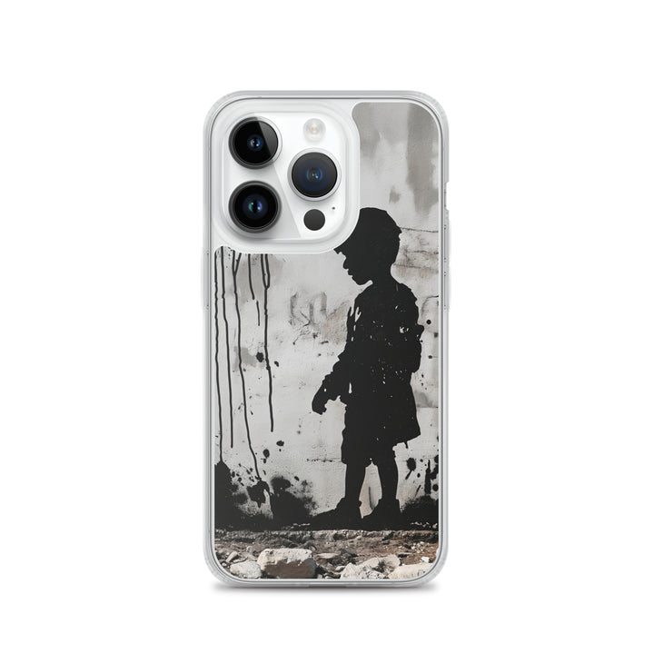 Palestine Wall - Clear Case for iPhone®, iPhone iPhone 14 Pro Case On Phone