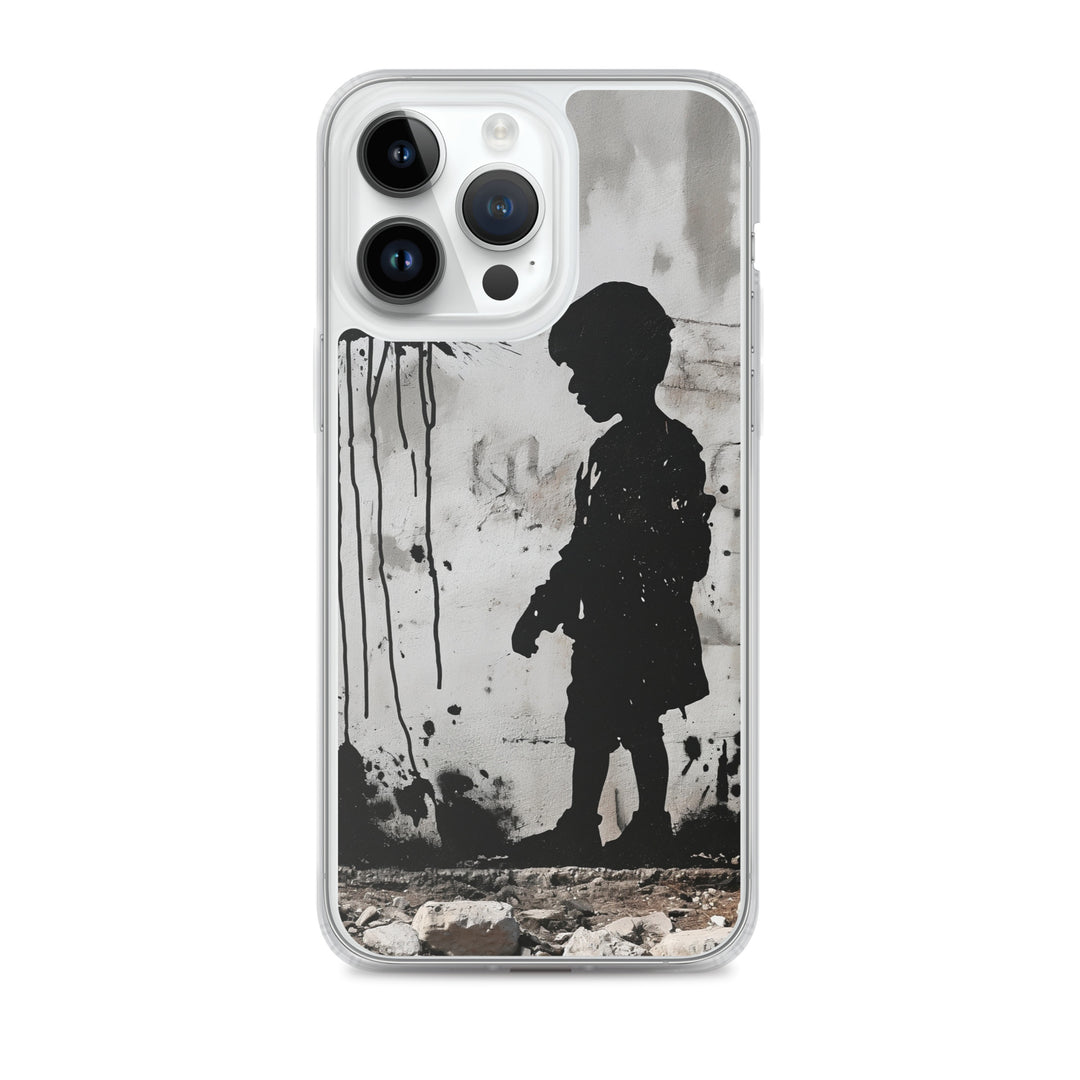 Palestine Wall - Clear Case for iPhone®, iPhone iPhone 14 Pro Max Case On Phone