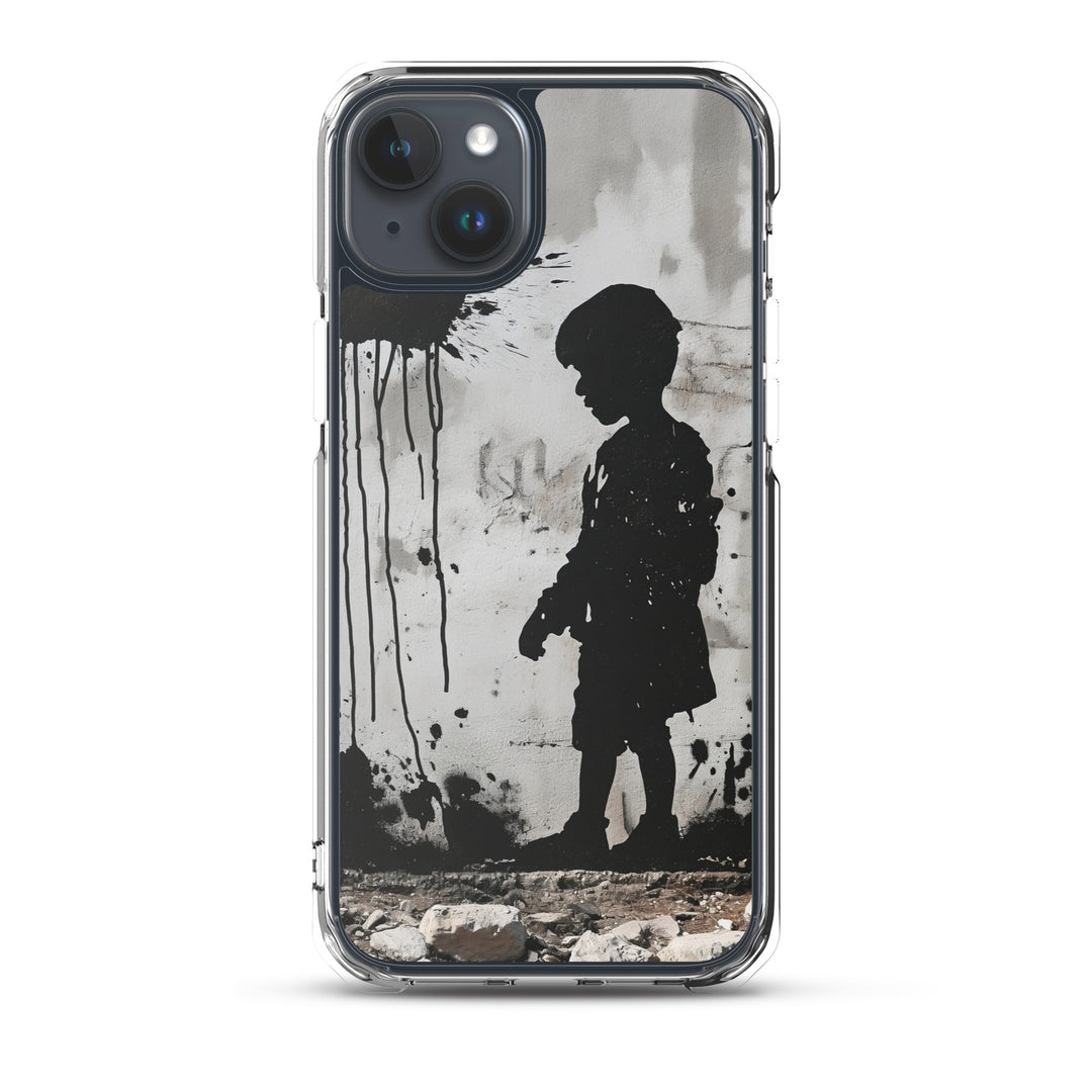 Palestine Wall - Clear Case for iPhone®, iPhone iPhone 15 Plus Case On Phone