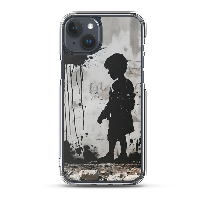 Palestine Wall - Clear Case for iPhone®, iPhone iPhone 15 Plus Case On Phone