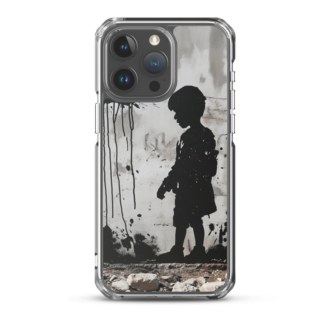 Palestine Wall - Clear Case for iPhone®, iPhone iPhone 15 Pro Max Case On Phone