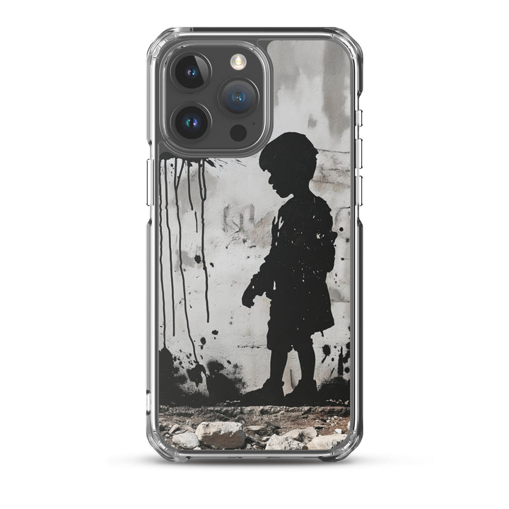 Palestine Wall - Clear Case for iPhone®, iPhone iPhone 15 Pro Max Case On Phone