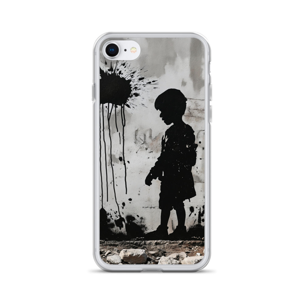 Palestine Wall - Clear Case for iPhone®, iPhone iPhone 7 8 Case On Phone