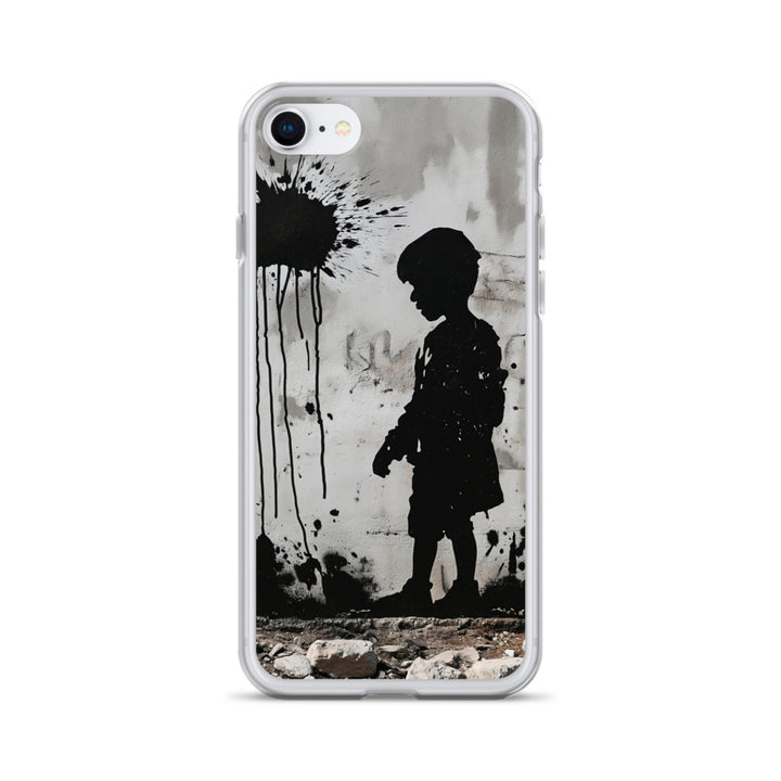 Palestine Wall - Clear Case for iPhone®, iPhone iPhone 7 8 Case On Phone