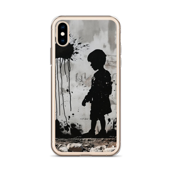 Palestine Wall - Clear Case for iPhone®, iPhone iPhone X Xs Case On Phone