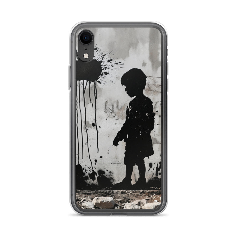 Palestine Wall - Clear Case for iPhone®, iPhone iPhone Xr Case On Phone