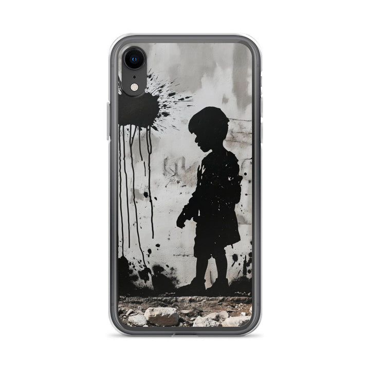 Palestine Wall - Clear Case for iPhone®, iPhone iPhone Xr Case On Phone