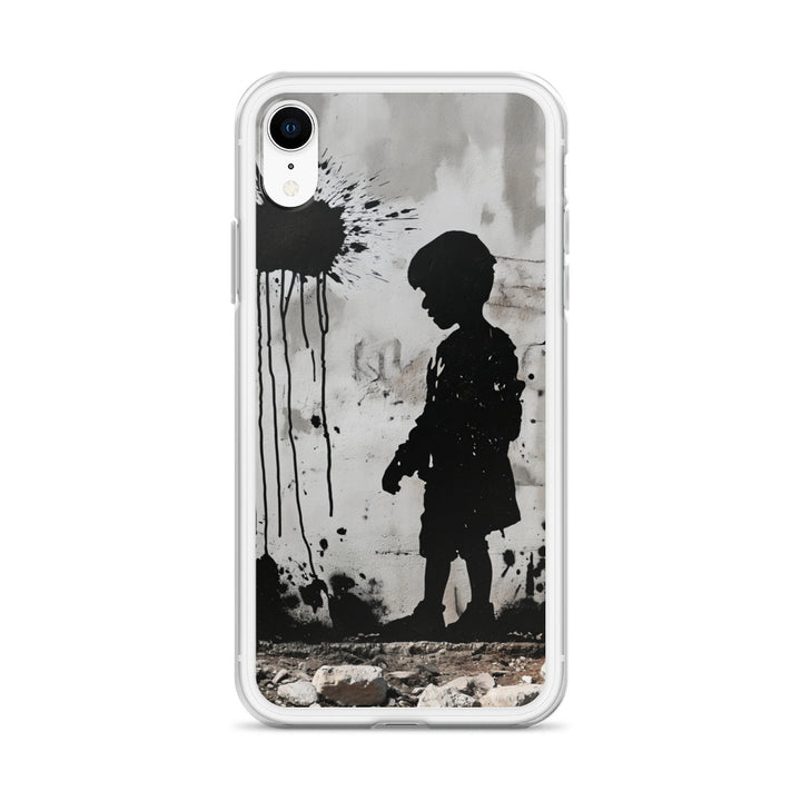 Palestine Wall - Clear Case for iPhone®, iPhone iPhone Xr Case On Phone