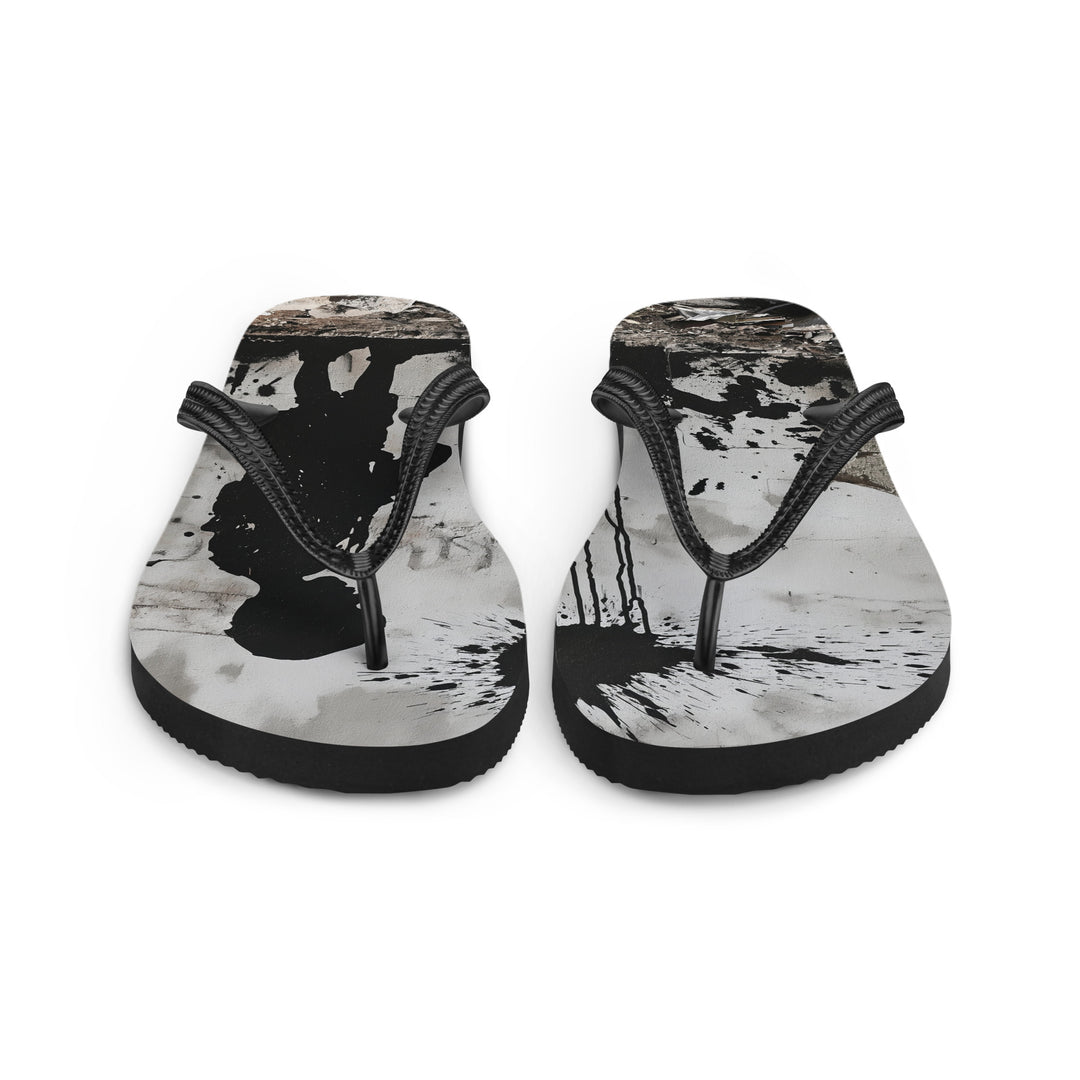 Palestine Wall - Flip-Flops, Sublimation Flip Flops White
