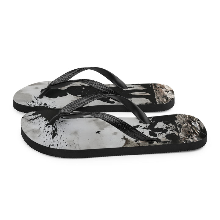 Palestine Wall - Flip-Flops, Sublimation Flip Flops White
