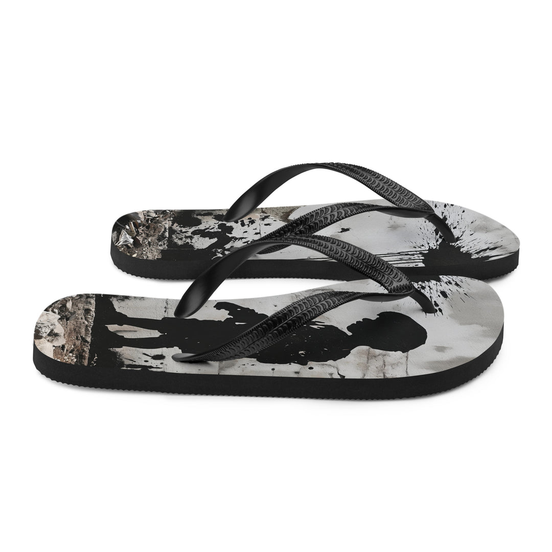 Palestine Wall - Flip-Flops, Sublimation Flip Flops White