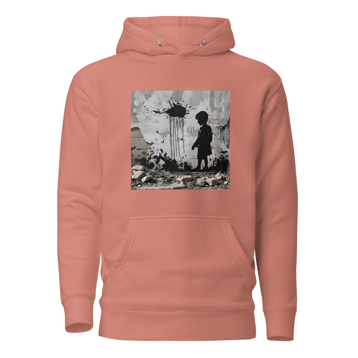 Palestine Wall - Men’s Hoodie, Dusty Rose