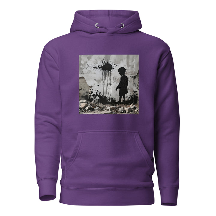 Palestine Wall - Men’s Hoodie, Purple