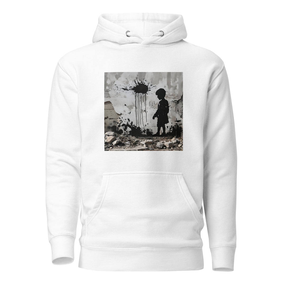 Palestine Wall - Men’s Hoodie, White