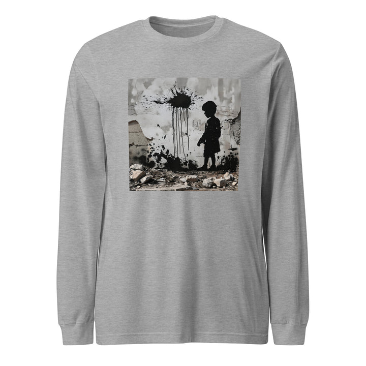 Palestine Wall - Men’s Long Sleeve Shirt, Heather