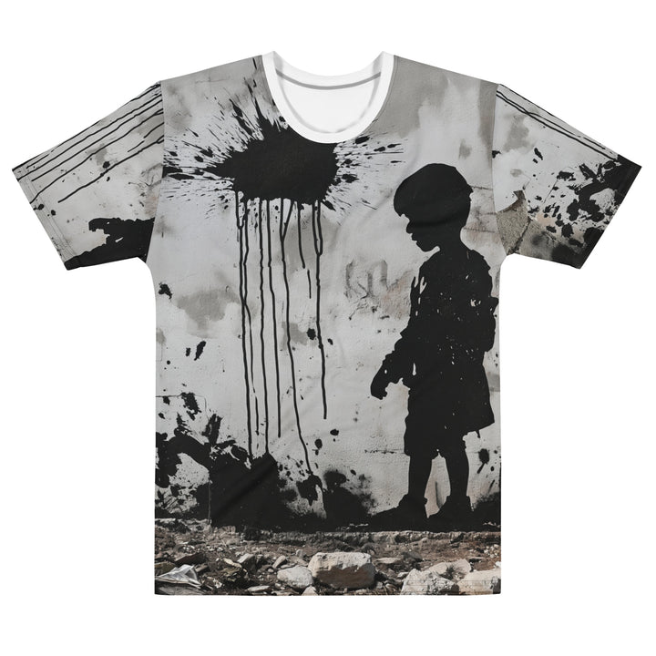 Palestine Wall Tee - Men’s T-Shirt, Mens Crew Neck T Shirt White