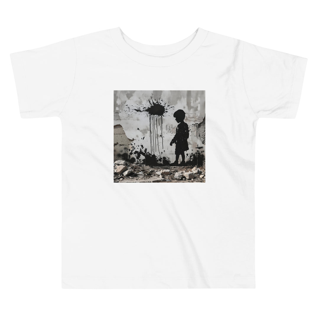 Palestine Wall - Toddler Short Sleeve Tee, White
