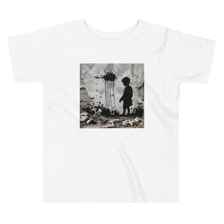 Palestine Wall - Toddler Short Sleeve Tee, White