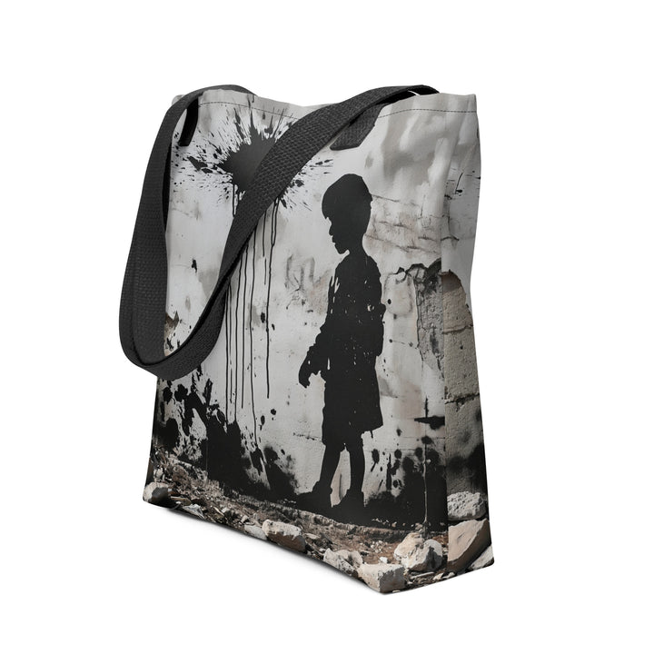 Palestine Wall - Tote Bag, Black 15x15